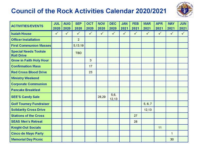 calendar-council-of-the-rock